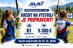 Podpora mládeže 2026: kredit na výstroj si môže uplatniť 61 športovcov