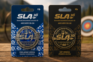 Nové odznaky SLA 3D pre rok 2026